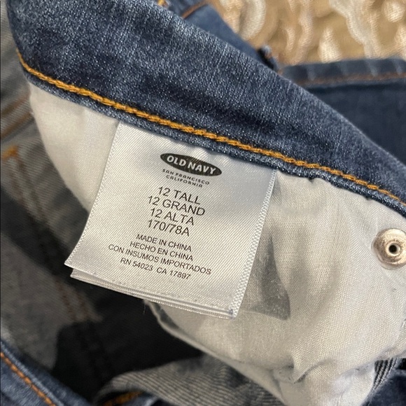 Old Navy Classic Blue Women's Skinny Jeans - Picture 4 of 5